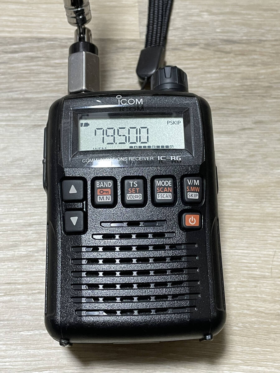 ICOM （アイコム） 広帯域ハンディレシーバー IC-R6 アマチュア 無線機の画像2