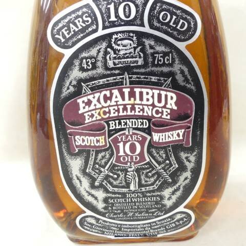 EXCALIBUR EXCELLENCE エクスカリバー エクセレンス 10年 ウイスキー特級 750mlの画像3