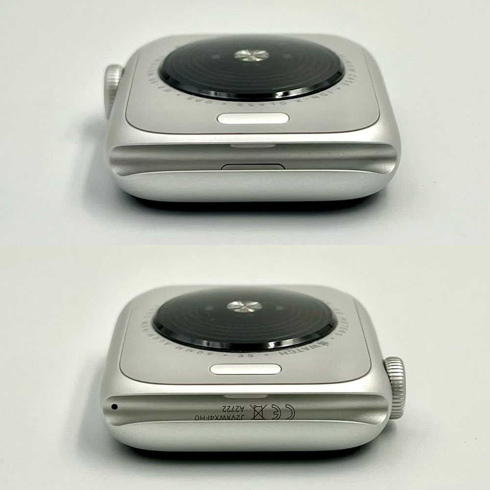 [ used / beautiful goods ]Apple Watch SE no. 2 generation GPS model 40mm MRE13J/A silver aluminium case / storm blues Poe tsu band S/M