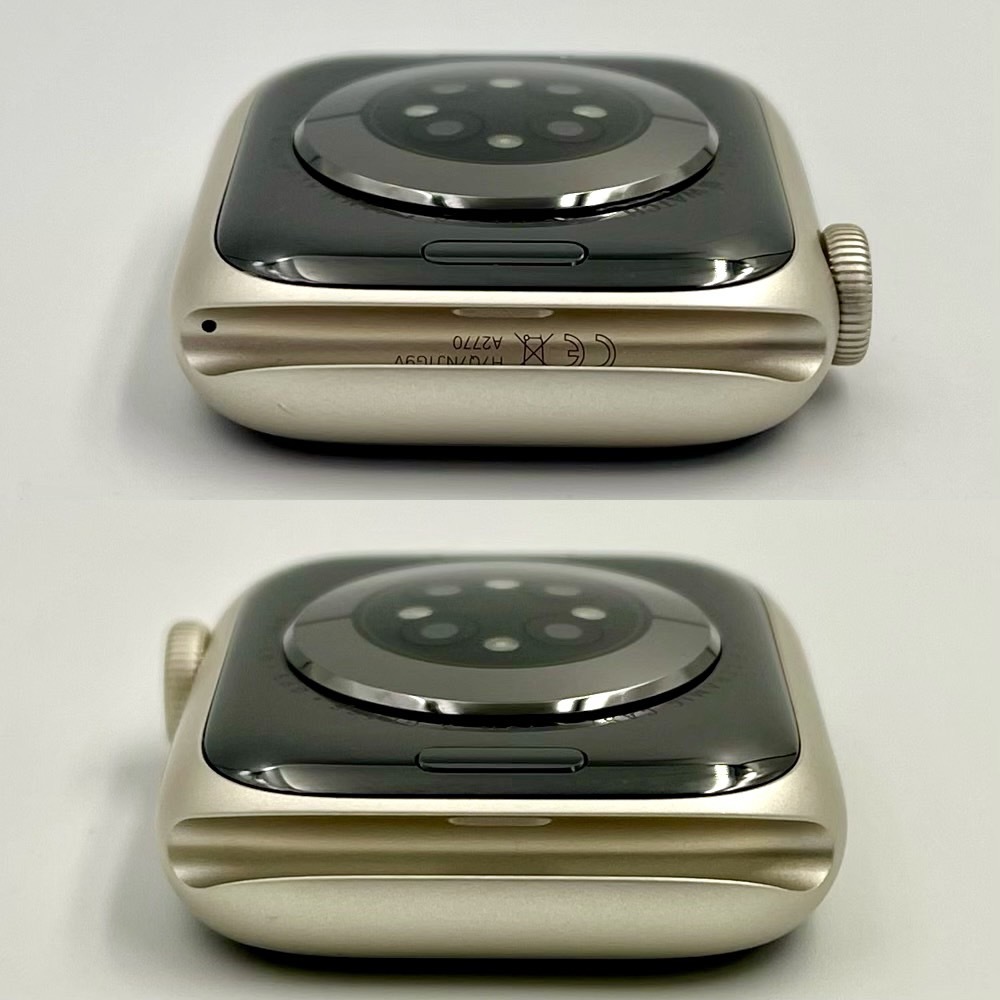 【中古美品】Apple Watch Series 8 41mm GPSモデル MNP63J/A スターライトアルミニウムケース / スターライトスポーツバンドの画像7