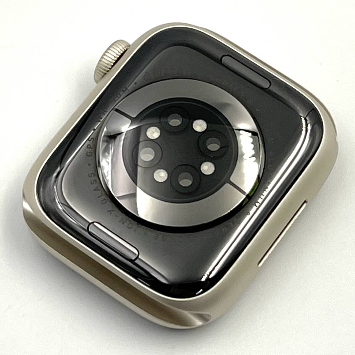【中古美品】Apple Watch Series 8 41mm GPSモデル MNP63J/A スターライトアルミニウムケース / スターライトスポーツバンドの画像4