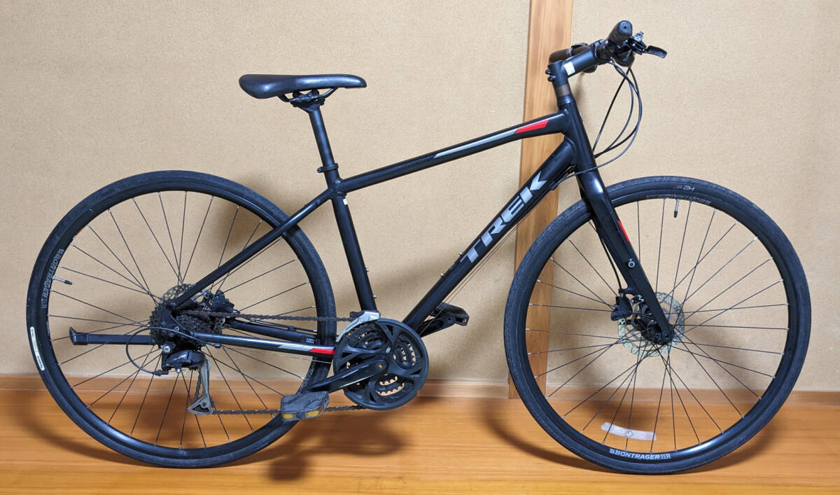 TREK FX3 Disc 油圧DISC Mサイズ 2019年 チューブレス スルーアクスル カーボンフォーク トレック クロスバイク ロードバイク 油圧ディスクの画像1