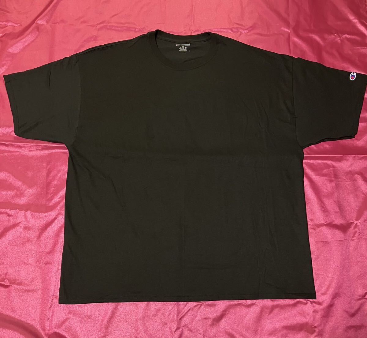 チャンピオン ブラック色 BIGTシャツ メンズ大きいサイズ 3XL の画像3