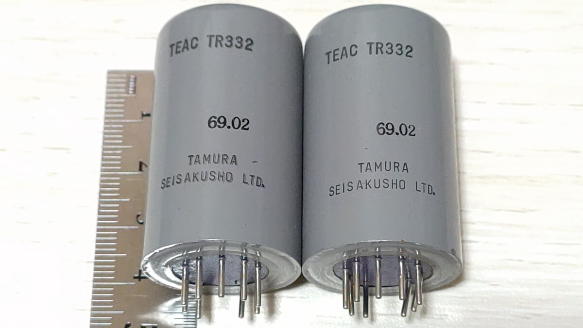 [ warehouse adjustment ] valuable Tamura factory 150Ω 60kΩ MIC audio Mike trance TR-332 2 piece set TEAC R-310 series ( R-311 R-312 R-313 R-314).