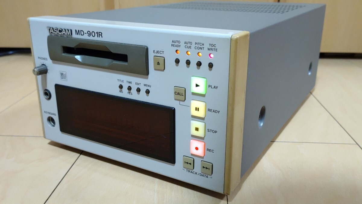 [ склад регулировка ]TASCAM Tascam для бизнеса радиовещание произведение для MD магнитофон MD-901R [Used Mini-Disc Recorder MD901R][ Junk ] осмотр ) TEAC Teac 