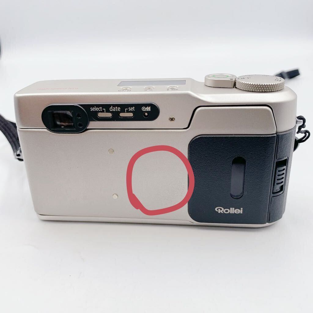動作品 ローライ Rollei AFM35 S-Apogon 38mm F2.6 HFT コンパクトフィルムカメラ 美品の画像4
