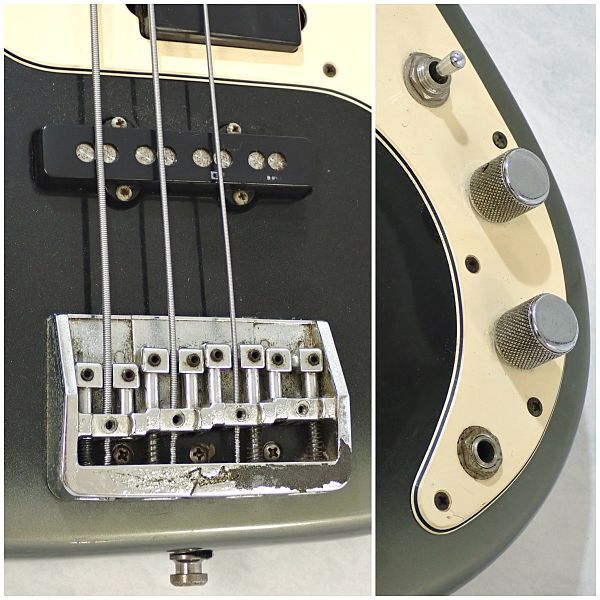 【ジャンク品】 Fender フェンダー U.S.A. PRECISION BASS PLUS BKB RN プレシジョンベース 1993～1994年製 Fender-Lace Sensor_画像4