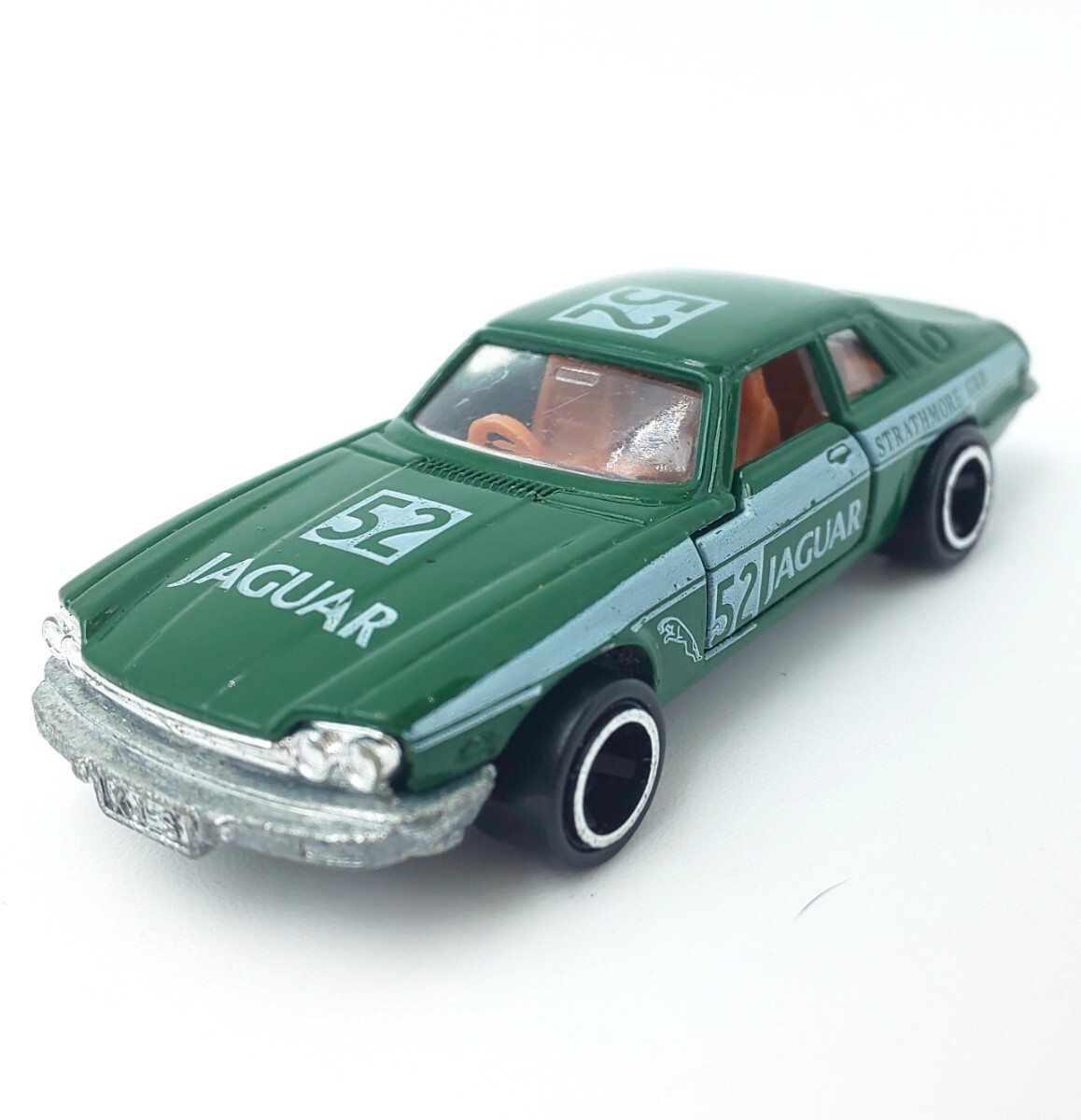 当時もの☆tomica NO.F14 S=1/67 JAGUAR XJ-S MADE IN JAPAN TOMY☆ 青箱 トミカ 日本製 ジャガー 52 STRATHMORE GRP_画像1