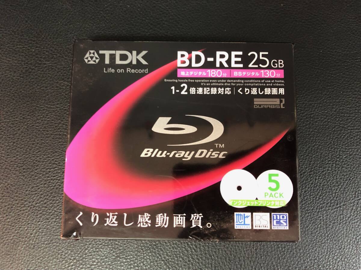 未使用 Blu-ray Disc ブルーレイディスク くり返し録画用 TDK BD-RE 25GB 240401-23_画像1