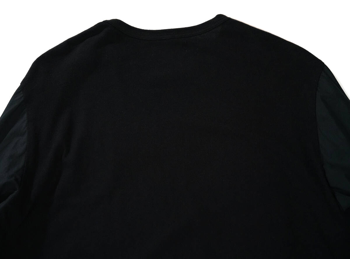 「 Yohji Yamamoto POUR HOMME YYH スカルワッペン ロングスリーブ Tシャツ 袖切替 シャツ 」ヨウジヤマモトプールオム 3サイズ の画像4