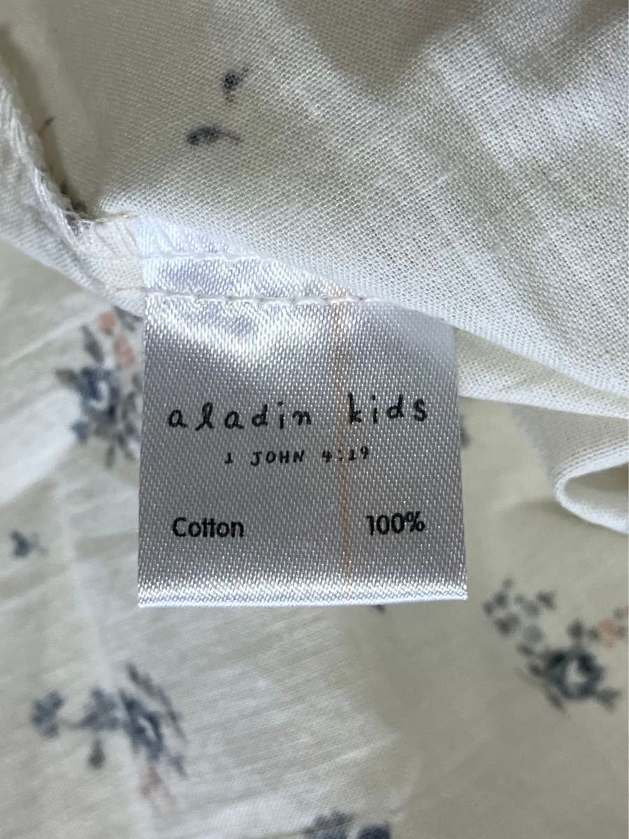 aladin kids L（110）花柄ブラウス  カットソー トップス 