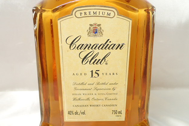 4141[M]◆未開栓古酒◆Canadian Club/カナディアンクラブ/PREMIUM/15年/12年/1L/750ml/375ml/40%/箱付き含む カナディアン ウイスキー 3本の画像5