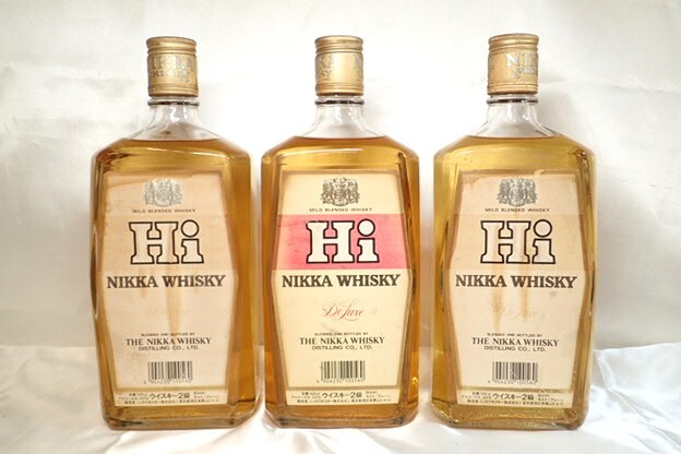 4243[M]◆未開栓古酒◆Hi NIKKA WHISKY/ハイ ニッカ ウイスキー/DELUXE/デラックス/2級/1440ml/39%/まとめて 3本セットの画像1