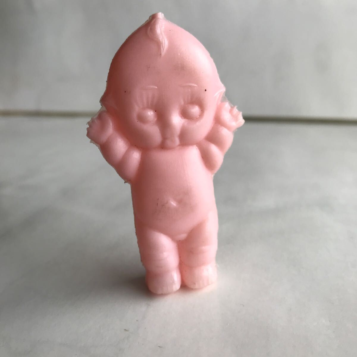 ■昭和レトロ キューピー　人形　ポリソフビ　フィギュア　キャラクター不明　当時物a■検）おまけ食玩消しゴム昔グリコ古いおもちゃ玩具