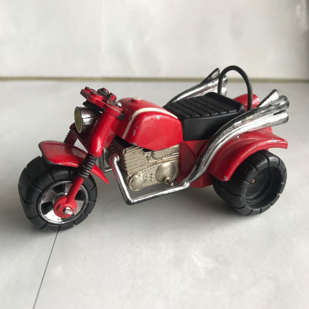 ■昭和レトロダイアポロン アポロンマシーン バイク 三輪車 3輪バギー 日本製ミニカーおもちゃ当時物5a■検昔ビンテージジャンク超合金古い