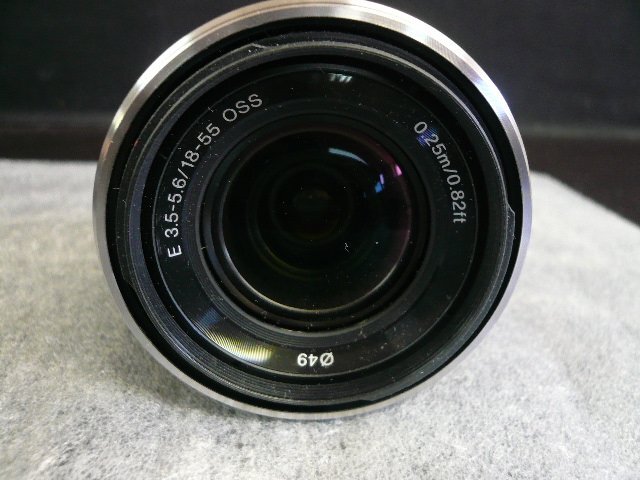 CHA-27496-45 ジャンク品 SONY ソニー α NEX-5 ミラーレス一眼 デジタルカメラ E 3.5-5.6/18-55 OSSの画像7