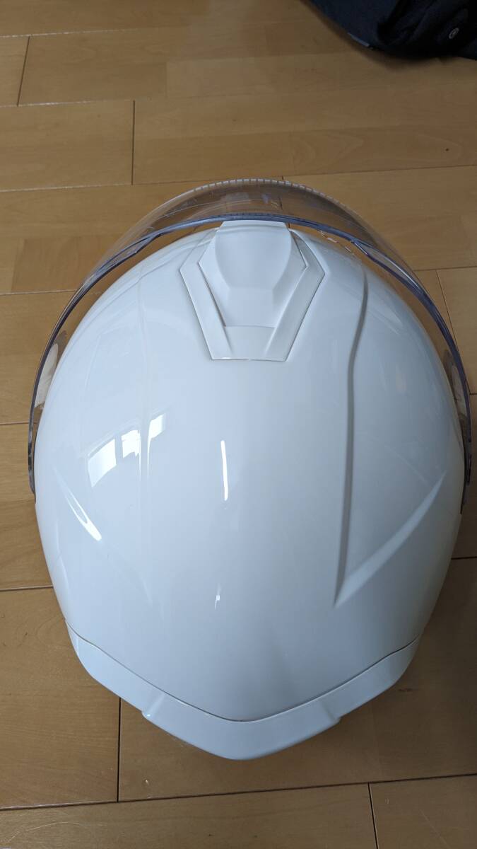 【新品未使用】リード工業(LEAD) FLX ホワイト LLサイズ バイク用 インナーシールド付き ジェットヘルメット (61-62cm未満)の画像4