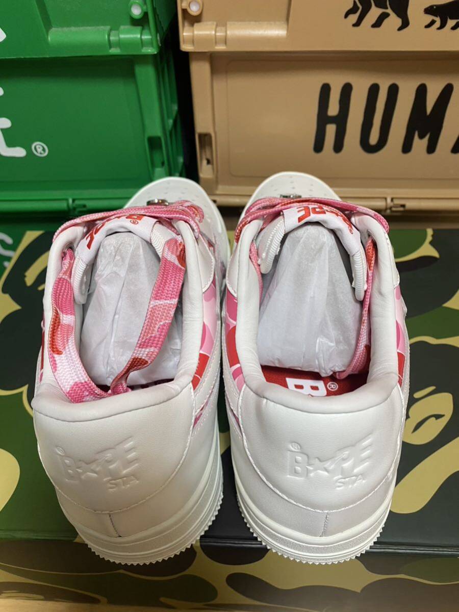 A BATHING APE BAPESTA ICON PINK 10 US_画像3