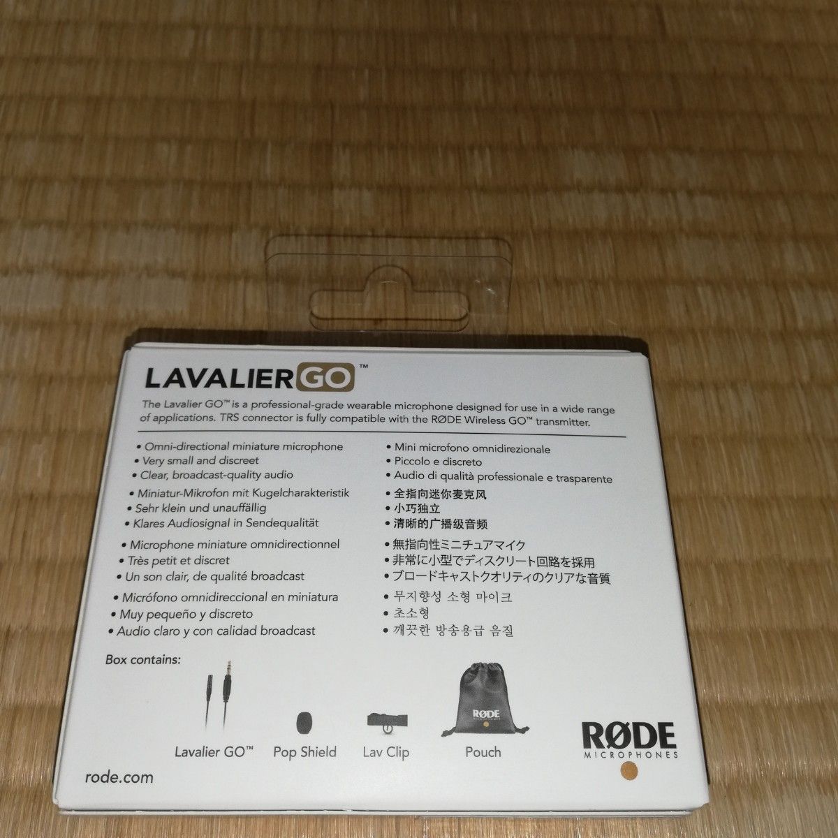 RODE Lavalier GO ラベリアマイク