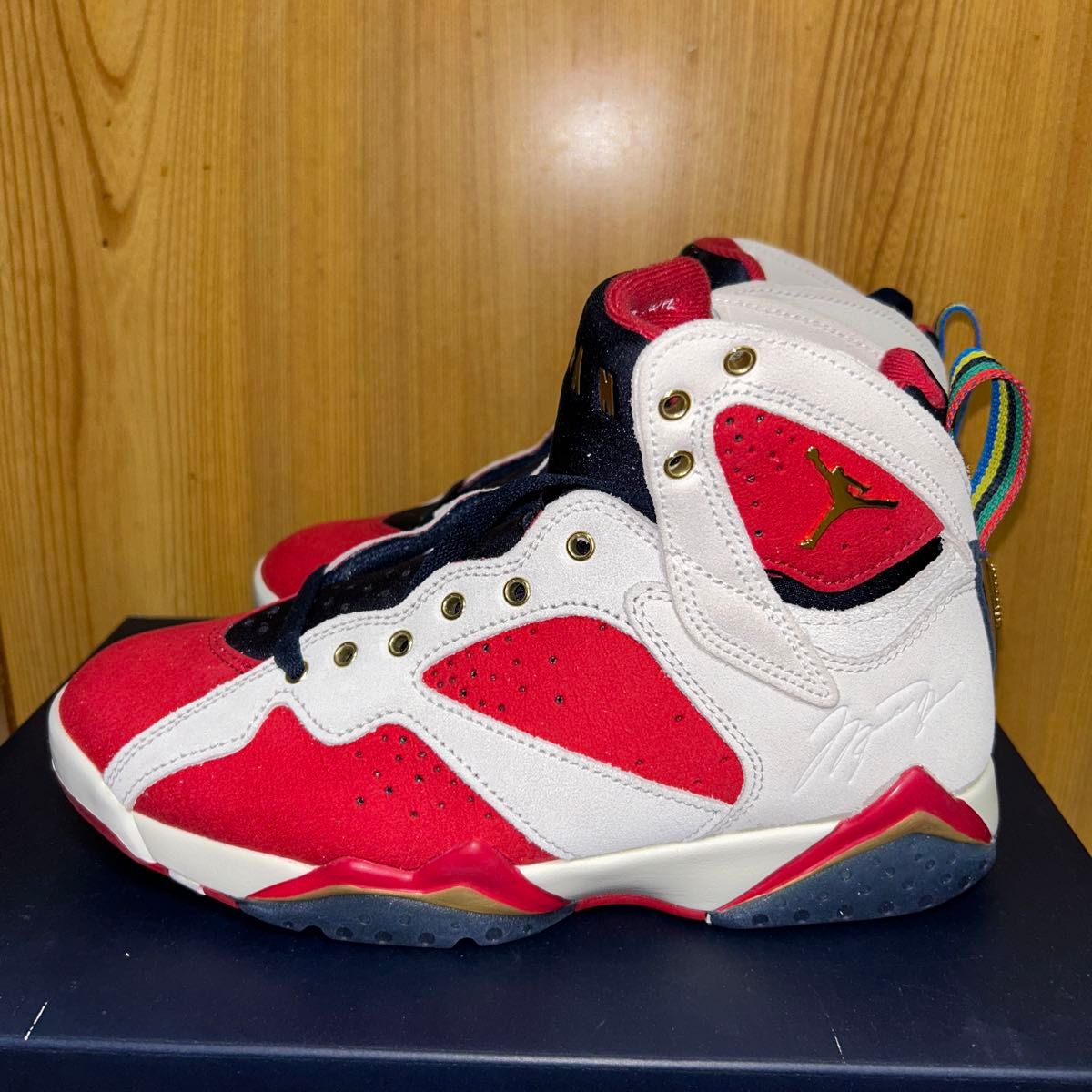 Trophy Room × Nike Air Jordan 7 "True Red and Obsidian"