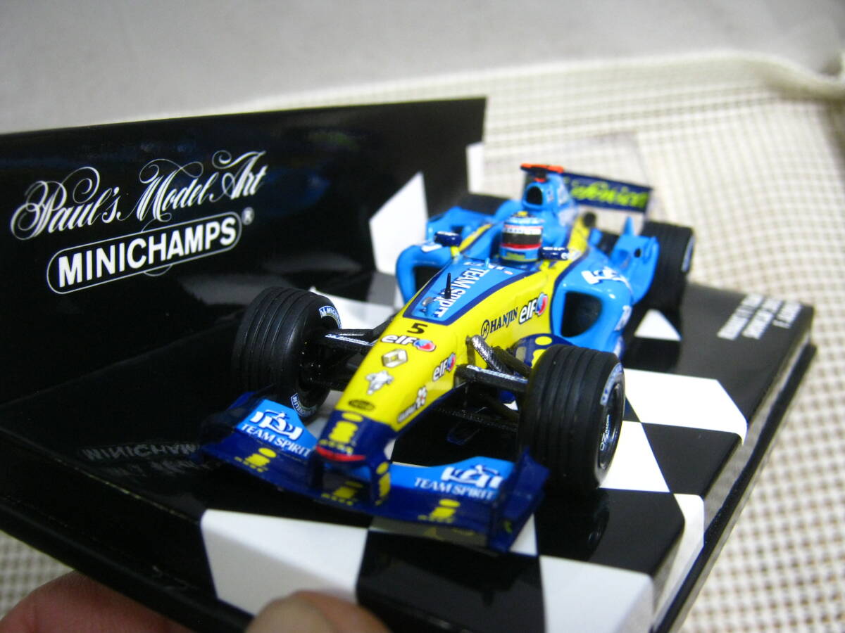 ・送料300円●ミニカー 現状●ミニチャンプス 1/43●ルノー F1チーム●ショーカー SHOWCAR 2005 アロンソ_画像4