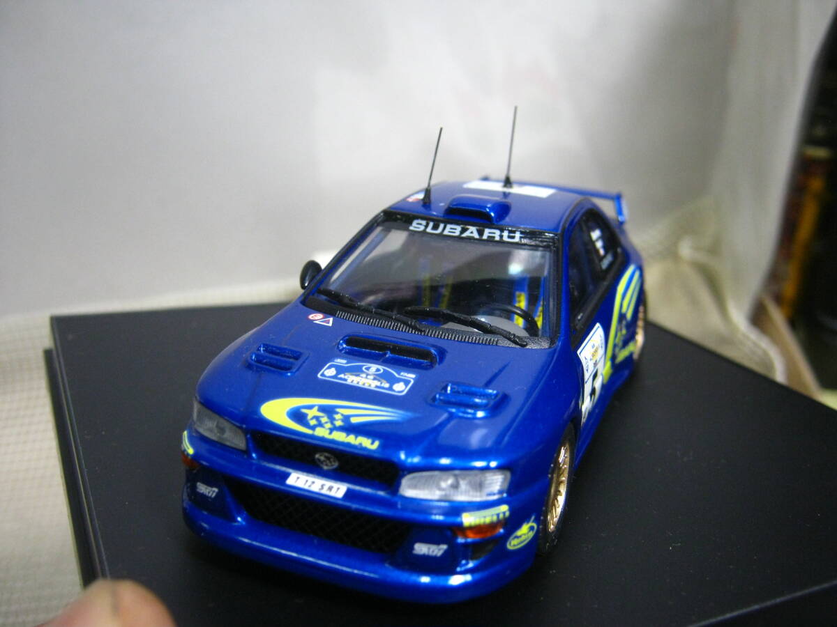 ・送料350円●ミニカー 現状●Trofeu トロフュー 1/43 1112●スバル インプレッサ WRC 99 1st アクロポリス●ラリーの画像4