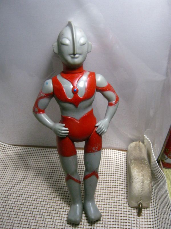 ・現状品●ソフビ 当時物●マルサン●ウルトラマン●昭和 レトロ ビンテージ●特撮 怪獣 初代の画像1