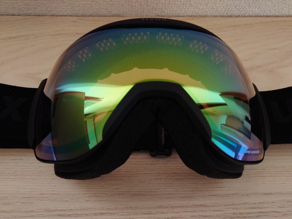 ウベックス スキー スノーボード ゴーグル 中古 uvex downhill 2100 V 22-23モデル 調光レンズの画像1