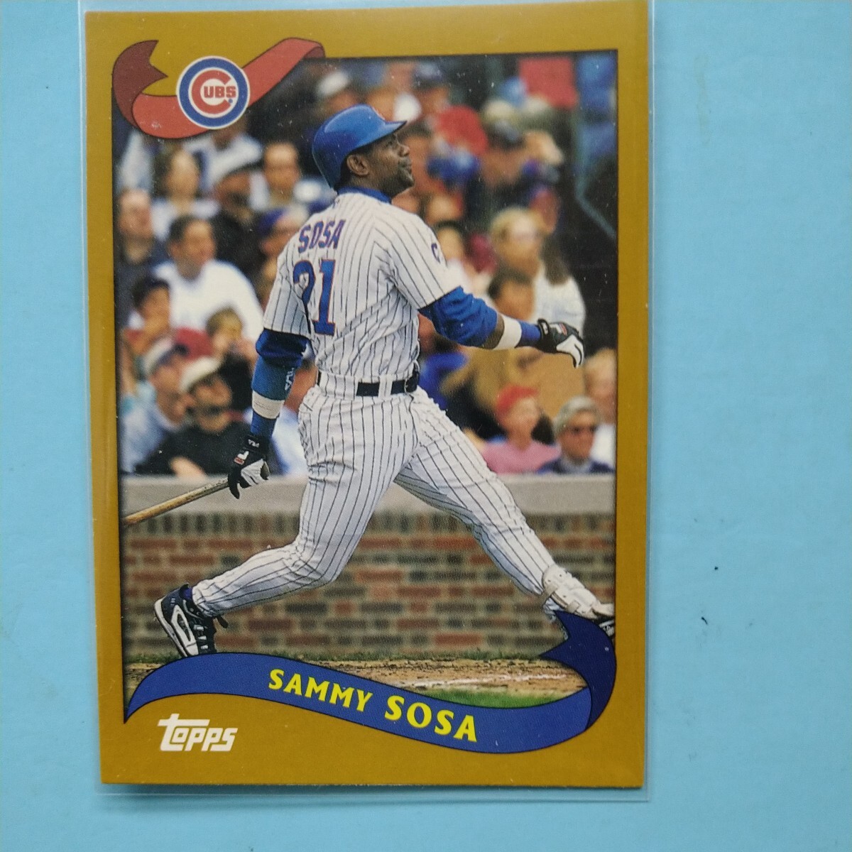 2002 Topps SAMMY SOSA サミー・ソーサ　Cカブス Kaneboガム 日本語バージョン_画像1