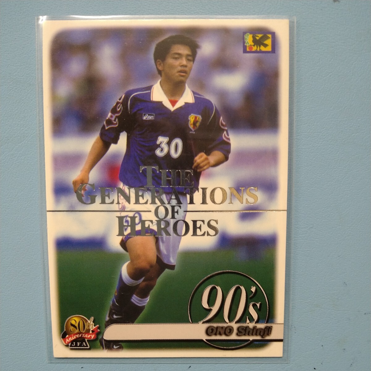 2001 PANINI 日本サッカー協会 80周年 小野伸二_画像1