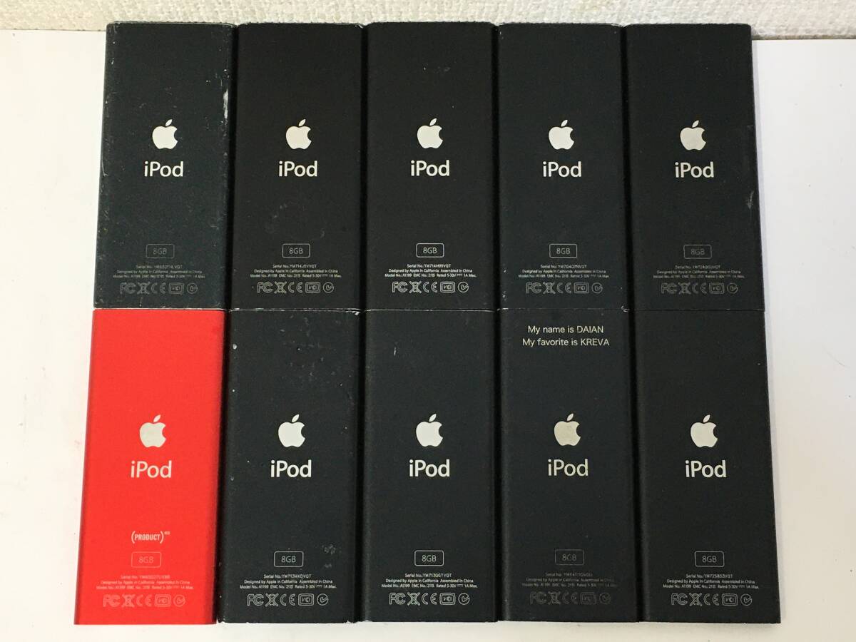 ★☆C468 Apple アップル iPod nano アイポッド ナノ 第2世代 超大量 100台 まとめ売り A1199 8GB 4GB 他☆★の画像8