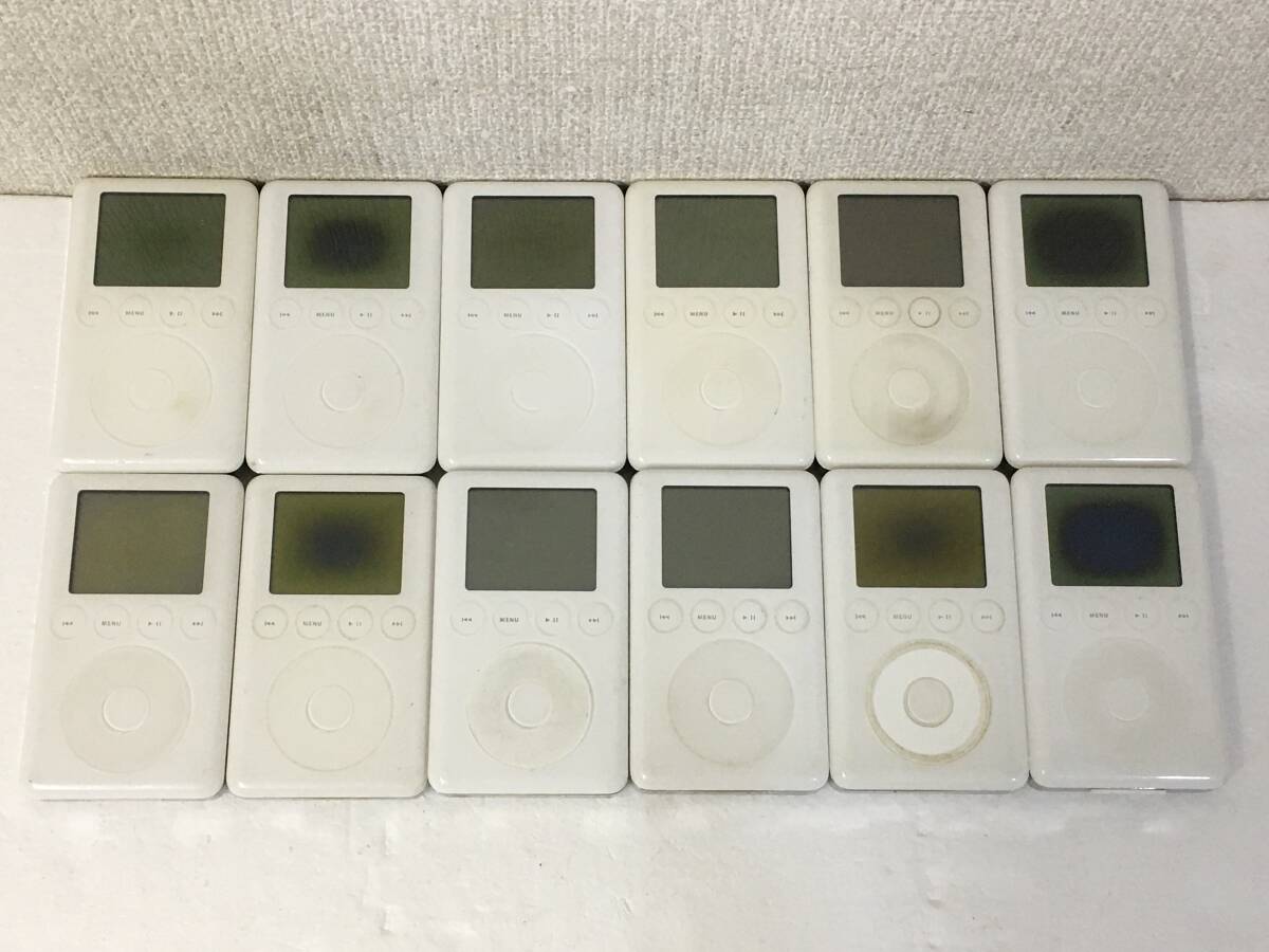 ★☆C491 Apple アップル iPod アイポッド 第3世代 第4世代 50台 まとめ売り A1040 A1059 A1099☆★_A1040 15GB/3台 20GB/5台 40GB/4台