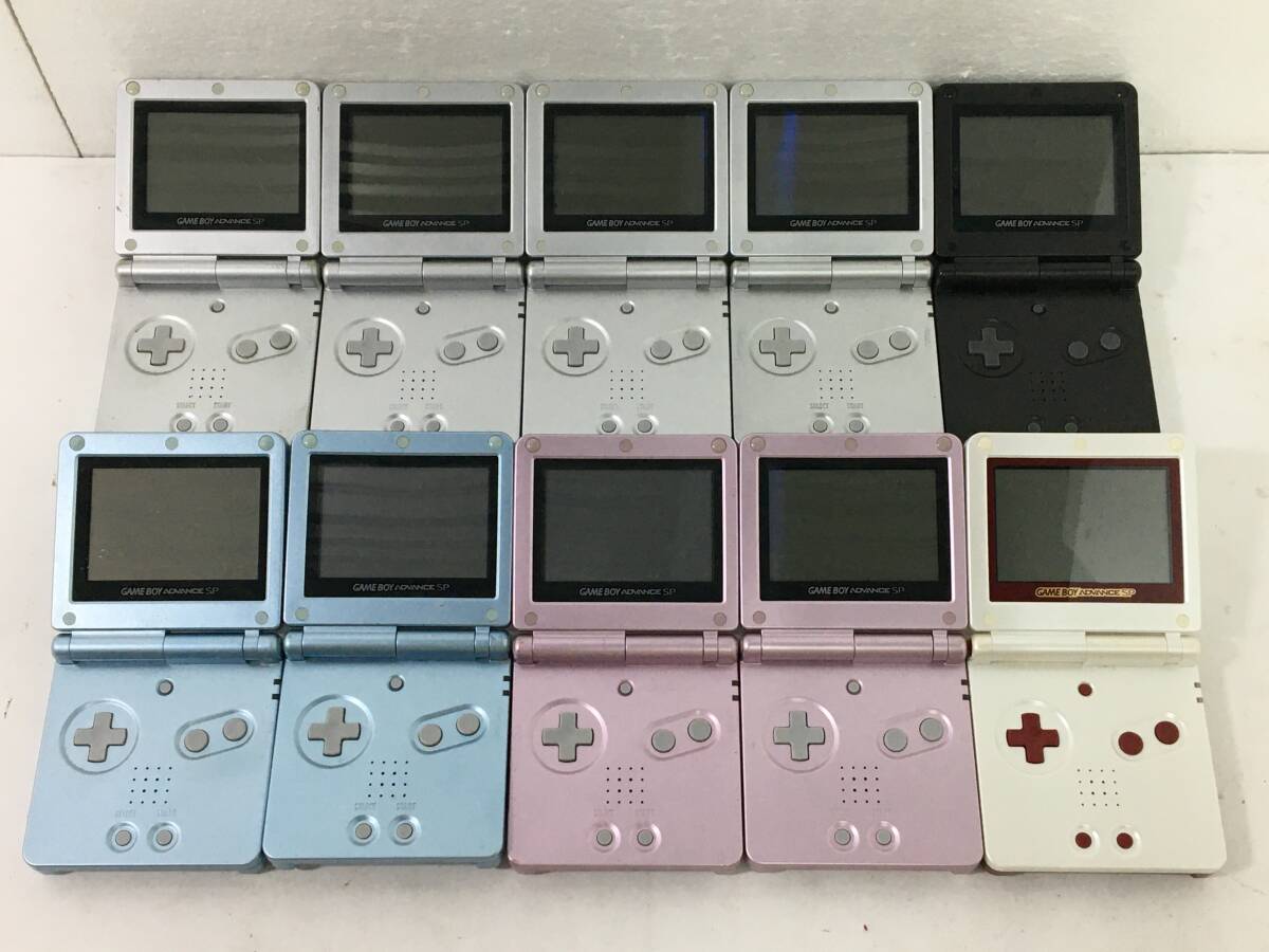 **ke173 NINTENDO Nintendo GBA Game Boy Advance SP корпус 18 шт. продажа комплектом selection bi. зеленый Famicom цвет др. **