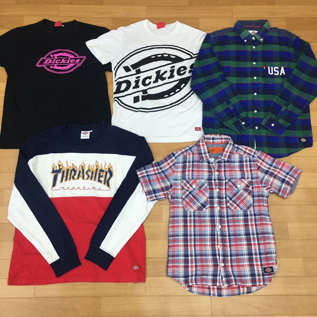 □4-63 メンズ Dickies ディッキーズ まとめ売り 24点 サイズ色々 トップス ボトムス チノパン つなぎ 鞄 帽子 業販 スウェット ブランドの画像3