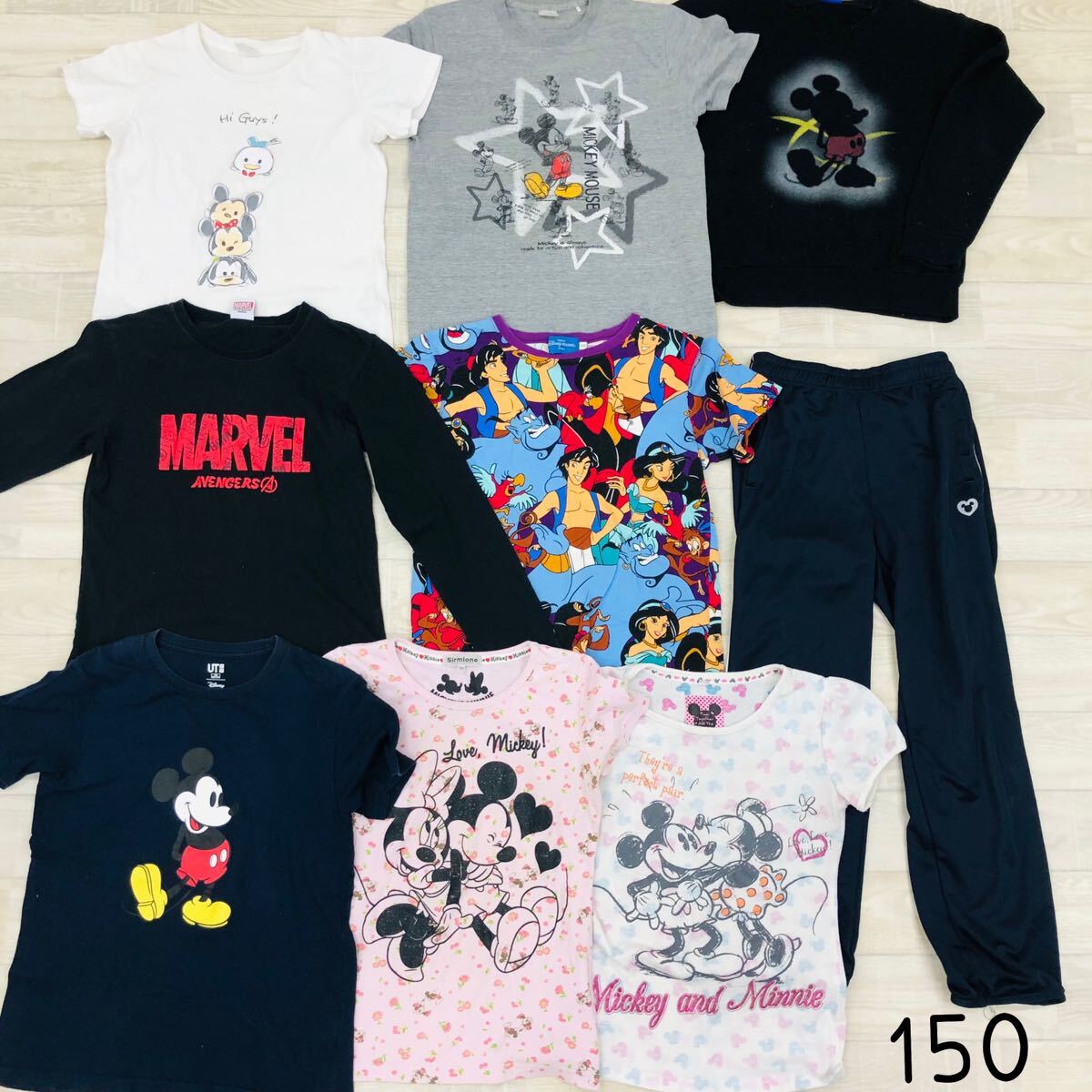 ●4-74② Disneyディズニー まとめ 100点 服 グッズ トップス バッグ 子供服 ベビー キッズ 雑貨 ぬいぐるみ キャラクター 大量 の画像7