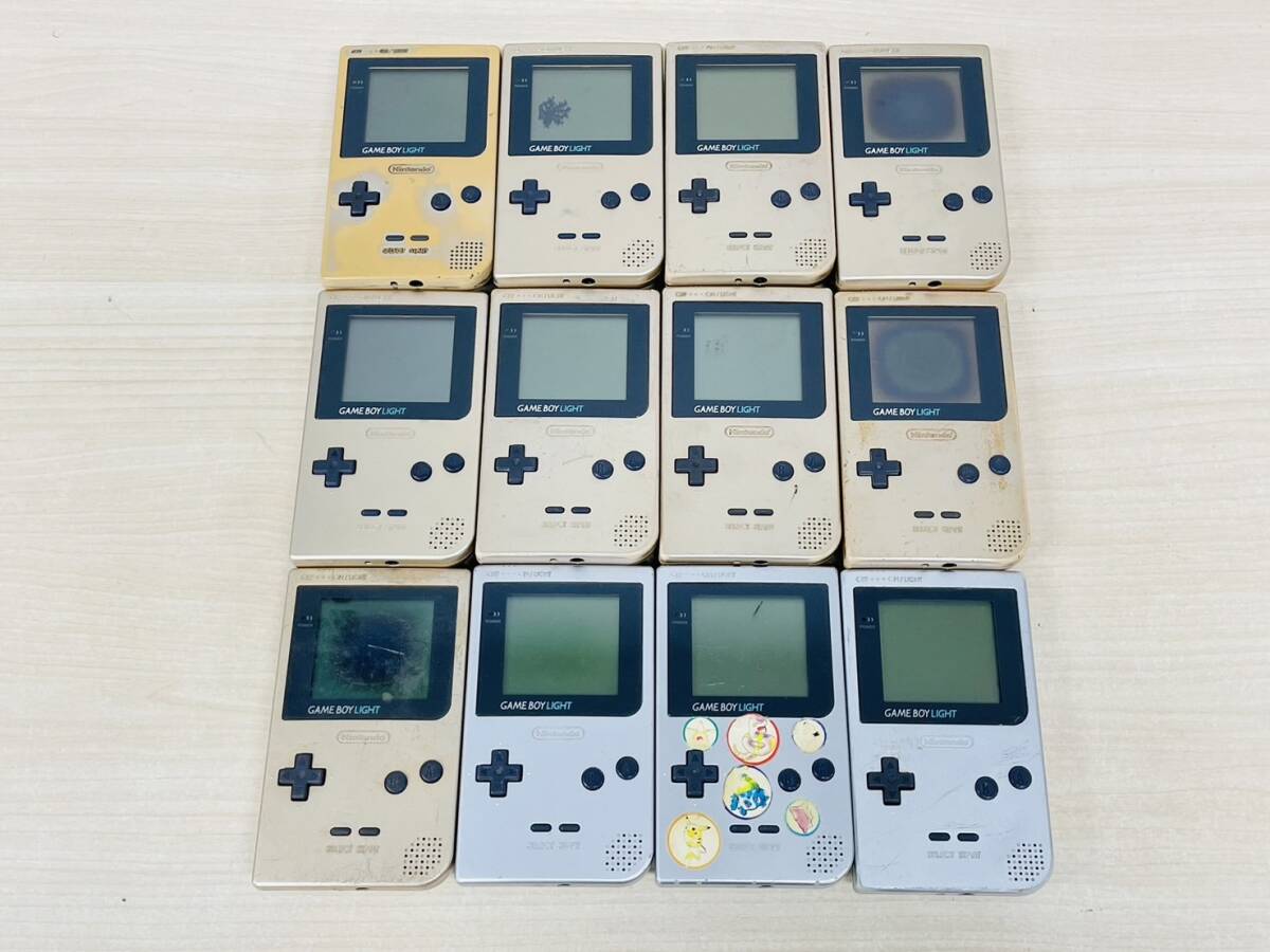 Nintendo Game Boy Light ニンテンドー ゲームボーイ ライト 12台 E-1の画像1