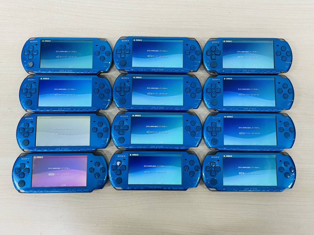 SONY PSP 3000 プレイステーションポータブル 53台 まとめ売り 通電確認済み ウイニングイレブン G-14の画像3