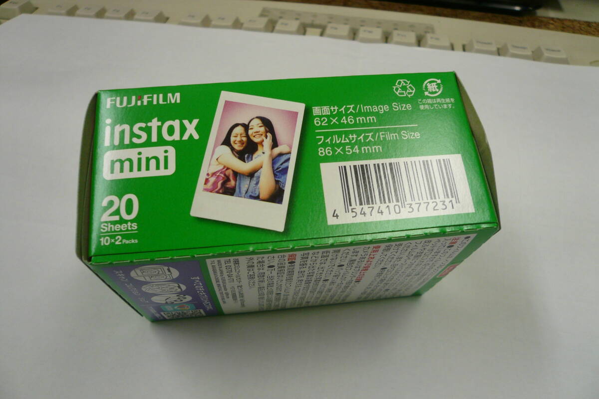 チェキ instax mini 20枚セット（１箱）新入荷品２０２６年２月期限の画像3