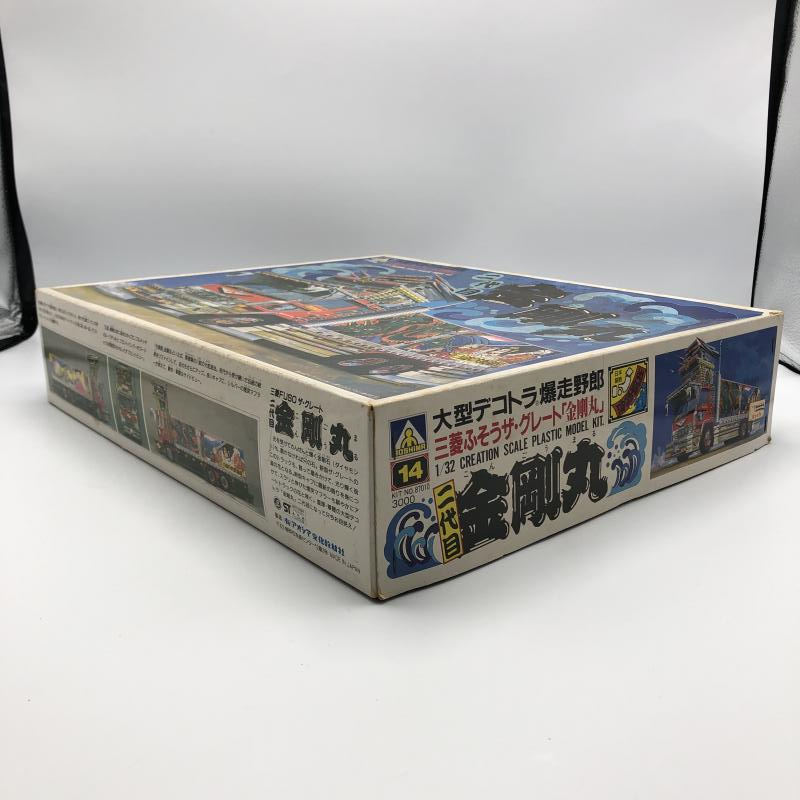 アオシマ二代目 金剛丸 1/32　大型デコトラ暴走野郎 三菱ふそうザ・グレート 未組立品_画像2