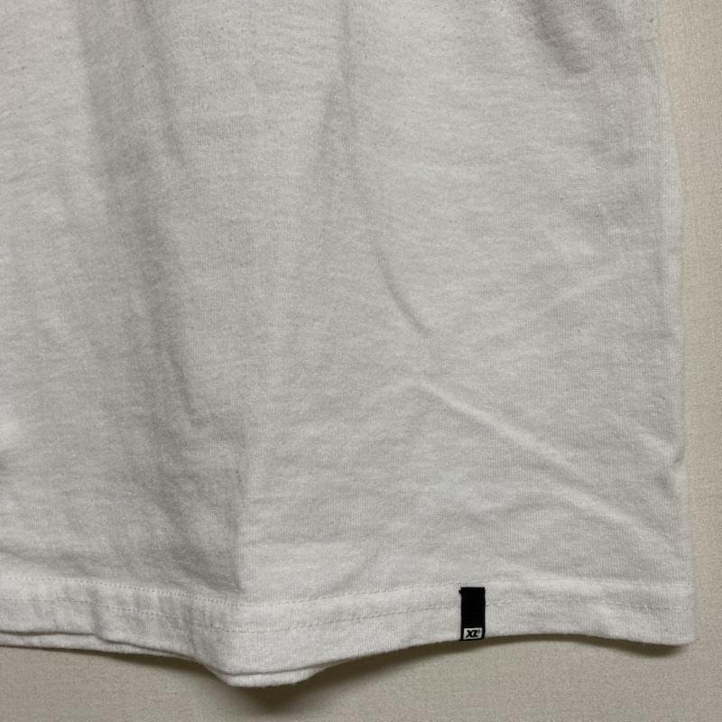 エクストララージ メキシコ製 ロゴプリント 半袖 リンガーＴシャツ Tシャツ Tシャツ M 白 / ホワイト プリント X ロゴ、文字_画像6