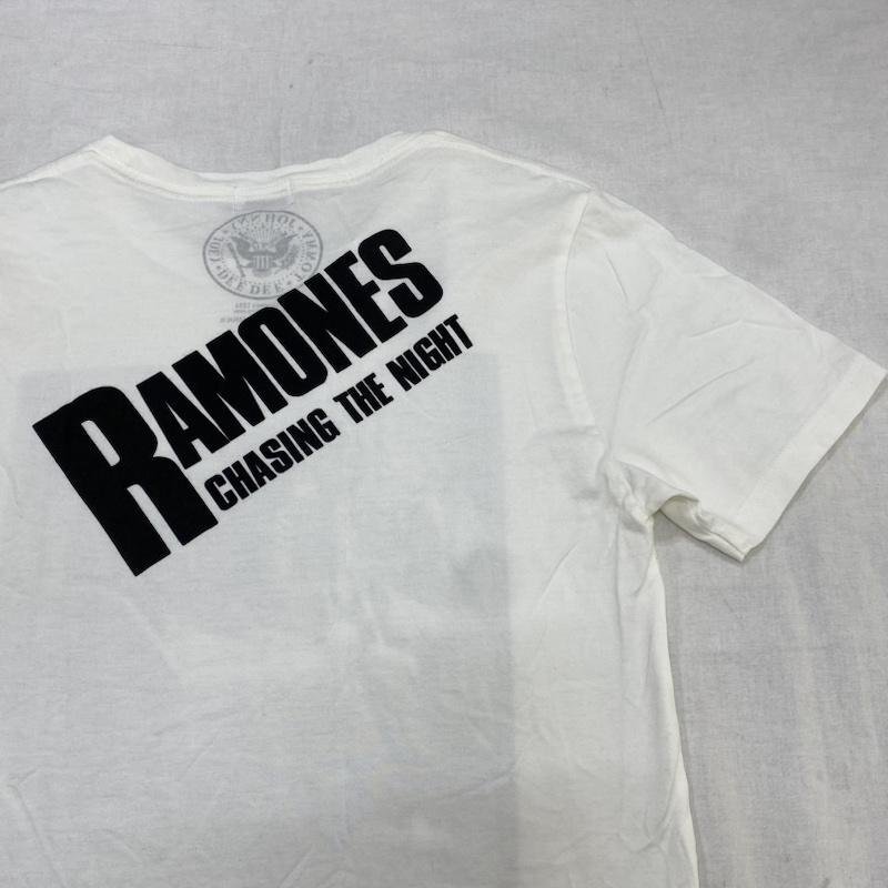 ヒステリックグラマー HYSTERIC GLAMOUR × THE RAMONES ラモーンズ コラボ フォトTシャツ 0253CT13 S Tシャツ Tシャツ S 白 / ホワイトの画像6