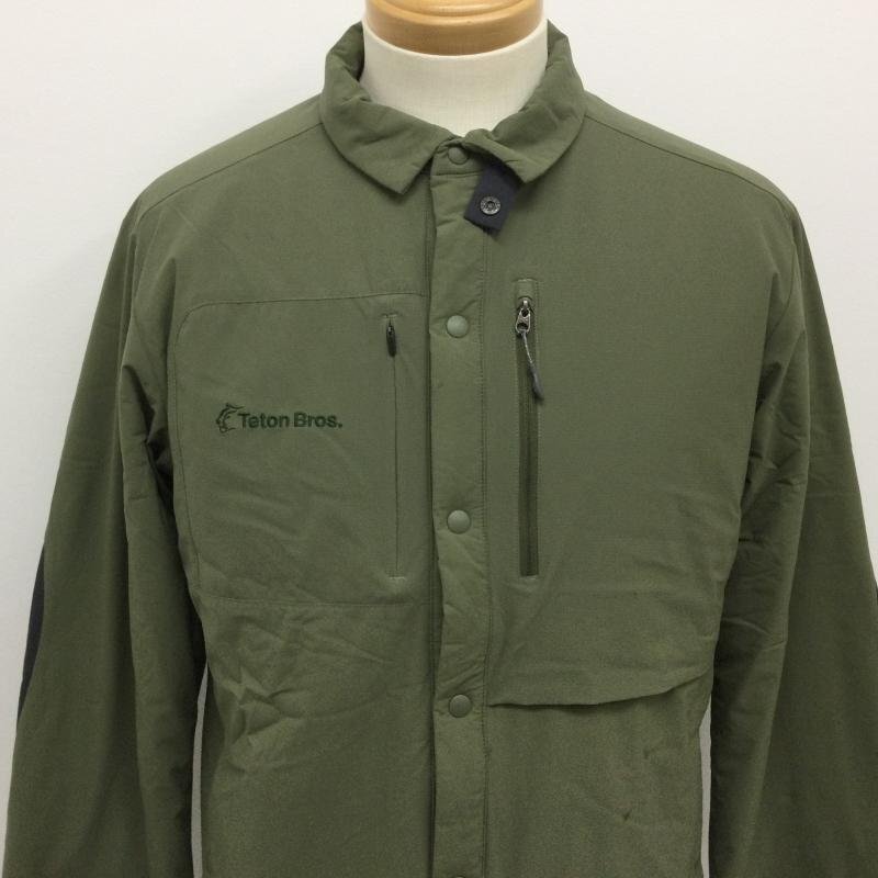 古着 Teton Bros ティートン ブロス TB223-30M Tensleep Shirt 中綿入り ワークシャツジャケット エルボーパッチ DWR加工 M_画像4