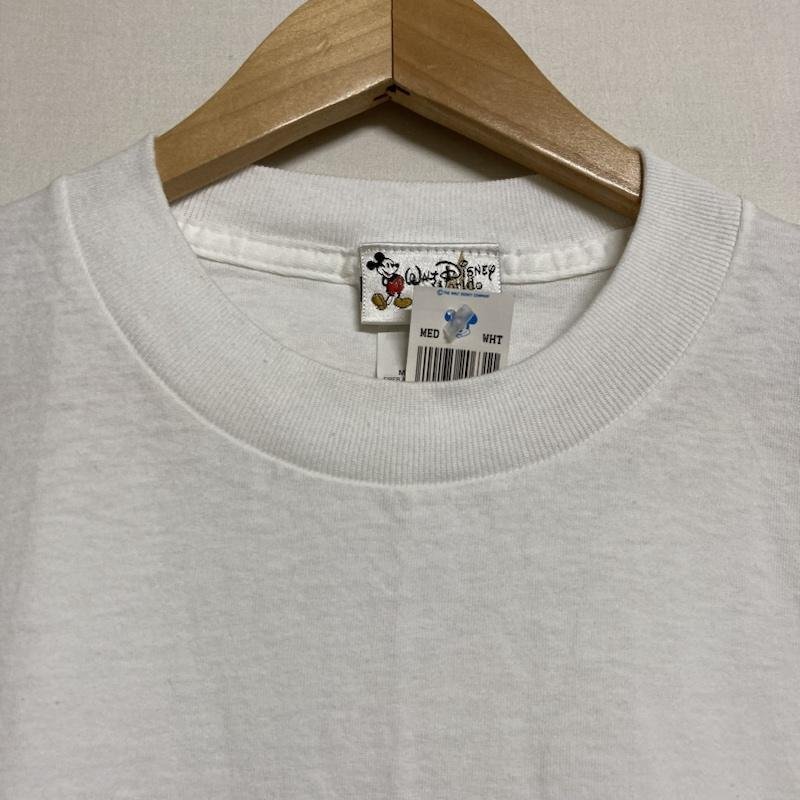 ＵＳフルギ WALT DISNEY WORLD コットン くまのプーさん 刺繍ロゴ 半袖 クルーネックTシャツ Tシャツ Tシャツ M 白 / ホワイト_画像2