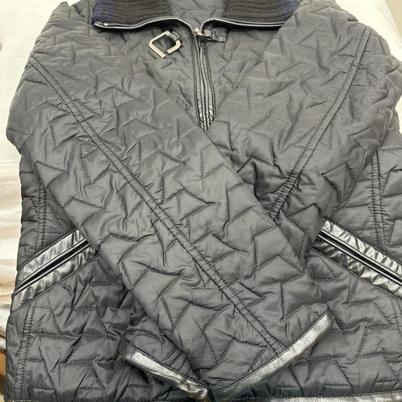  Versace quilting cotton inside jacket blouson jacket, outer garment jacket, outer garment - black / black 