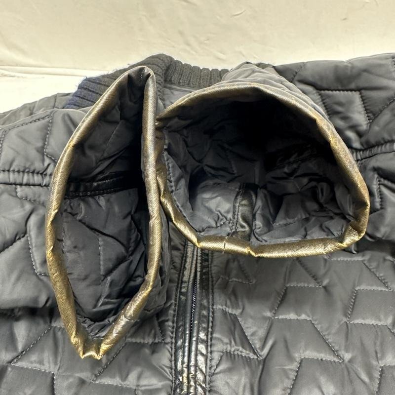  Versace quilting cotton inside jacket blouson jacket, outer garment jacket, outer garment - black / black 