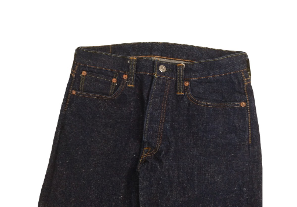 極美品 濃紺極上 40s 50s復刻 SAMURAI JEANS S0511XX 黒耳 デニムパンツ ジーンズ ジーパン W31 サムライジーンズ リーバイス501XX 2404118の画像4