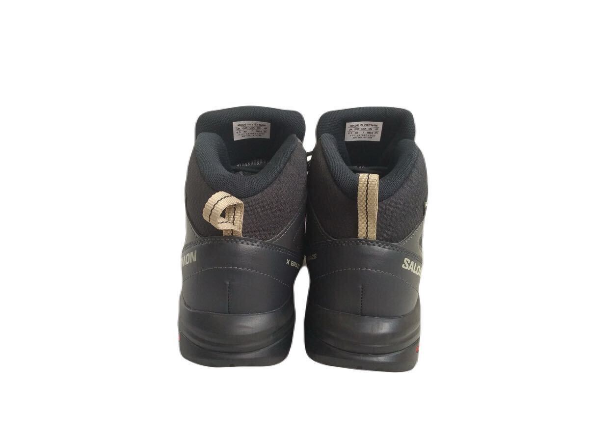 新品未使用 最高級 SALOMON X-BRAZE GORE-TEX トレッキングシューズ ブーツ メンズ 25.0cm サロモン アウトドア ゴアテックス 靴 2404178_画像4