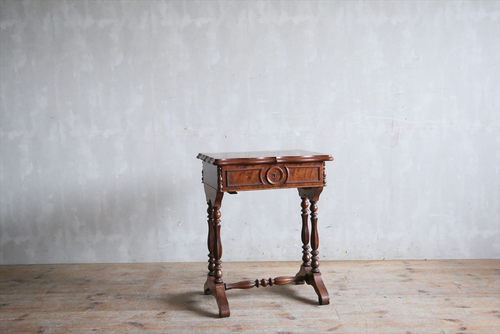  France antique * wooden dresser / dresser / table / storage attaching desk / desk / display shelf /../ store furniture / display pcs / French Vintage furniture 