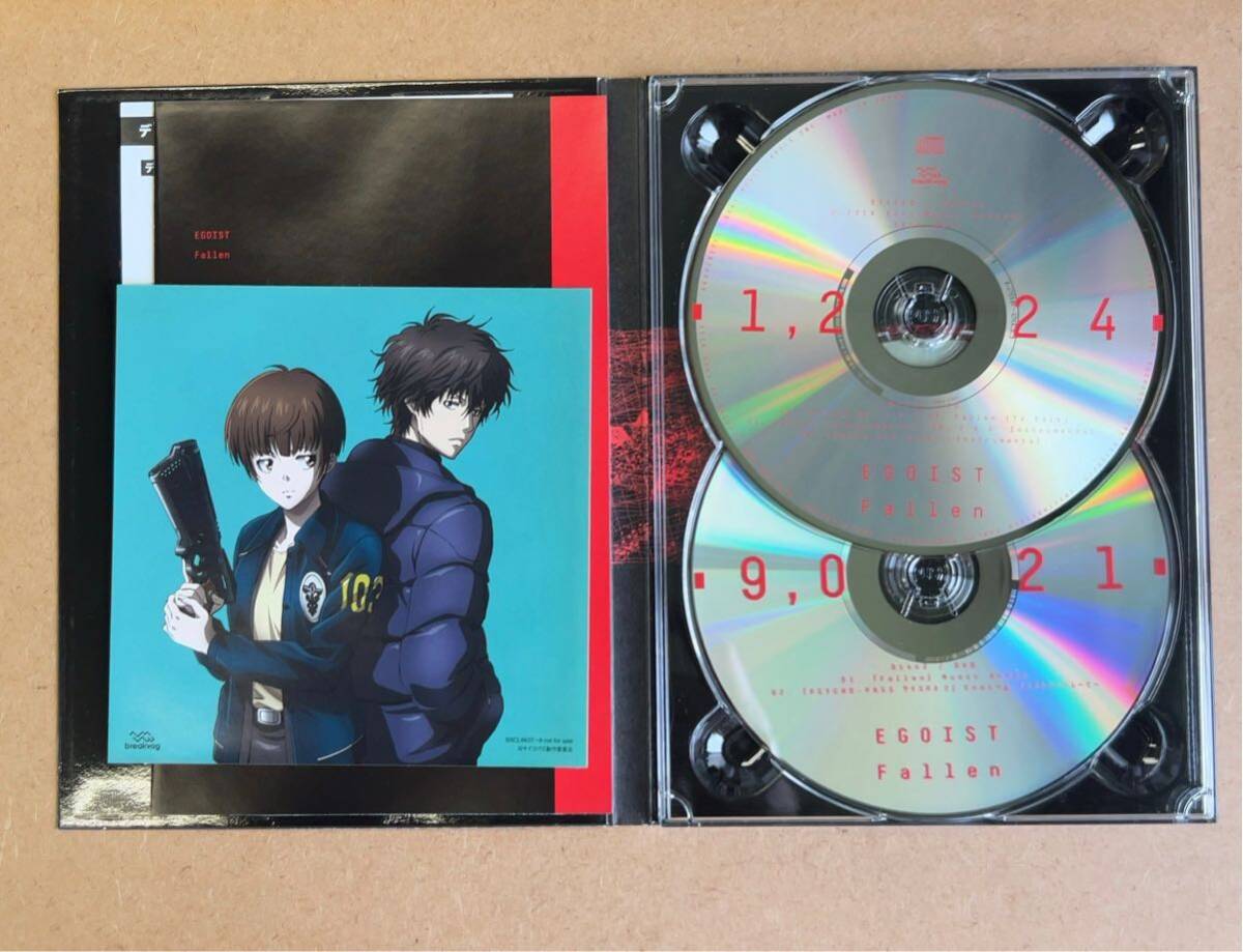 送料無料☆EGOIST『Fallen』初回限定盤CD＋DVD☆ステッカー付☆美品☆340の画像2
