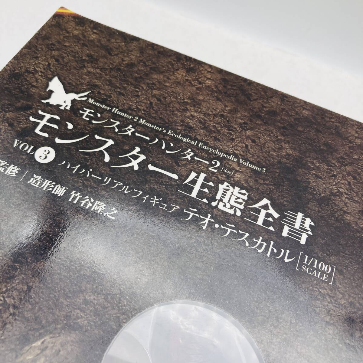 29M【中古品】カプコン CAPCOM モンスターハンター「火竜 リオレウス」&モンハン2モンスター生態全書vol3「テオテスカルト」_画像6